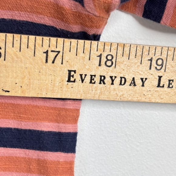 Pact Long Sleeve Shirt S Easy Slub Twist Back Harvest Stripe Organic Sustainable - Picture 9 of 11